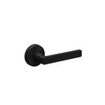 Schlage Matt Black Medio Series Rivera Privacy Set