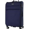 Pierre Cardin Soft Water-repellent Large Suitcase Spinner Luggage Navy