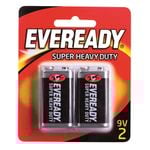 Eveready 9V Super Heavy Duty Battery - 2 Pack