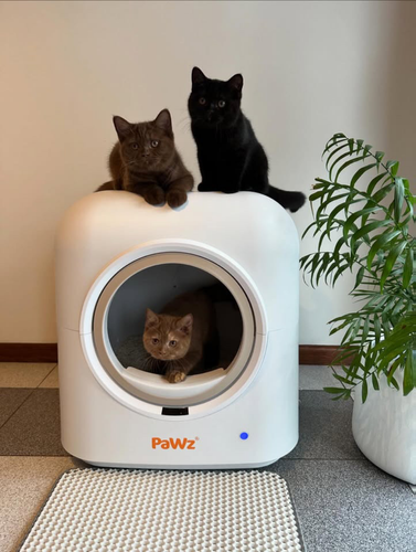 Pawz Large Smart Cat Litter Box Self-Cleaning App Controlled