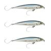 3x Rapala 12cm Saltwater X Rap Long Cast Shallow Minnow Fish Lures - Anchovy