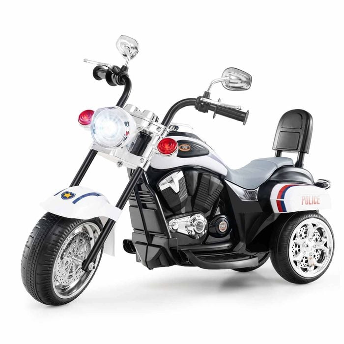 Costway Kid Motorcycle Electric Ride On Car Motorbike Police Car Boys Gift