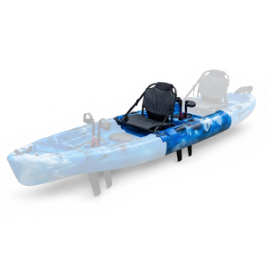 OUTDOOR360 Modular Mid Section Fin Drive Pedal Fishing Kayak - Blue