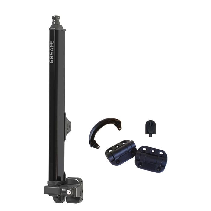 ProtectorAl Black G8Safe Mega Value Pool Key Lockable Gate Latch Kit