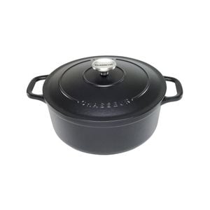 Chasseur Round French Oven 28cm - 6.1L Matte Black