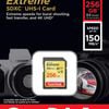 SanDisk SDSDXV5-256G-GNCIN 256GB Extreme SDHC SDXV5 UHS-I SD Card