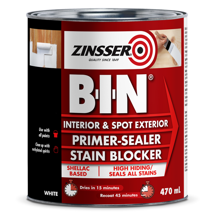 Zinsser 470ml B-I-N Primer Sealer Stain Killer