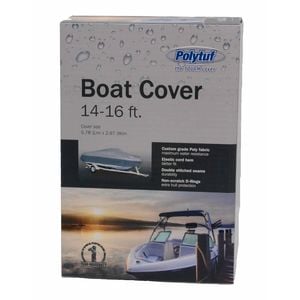 Polytuf 14-16ft Silver Boat Cover