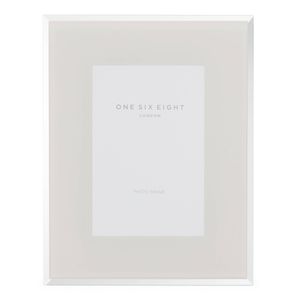 One Six Eight London CLARA 6 x 4 Off White Glass Photo Frame