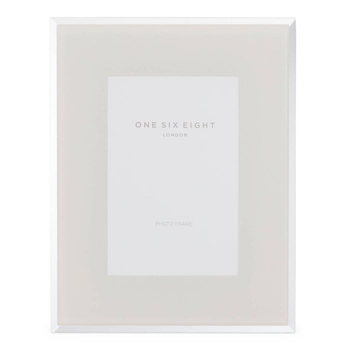 One Six Eight London CLARA 6 x 4 Off White Glass Photo Frame