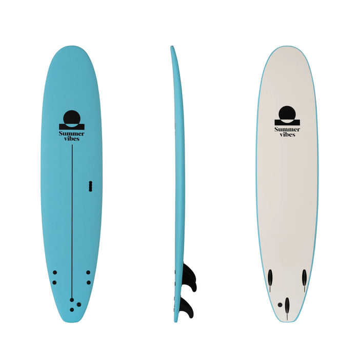 Summer Vibes Stable Table Softboard 7'0" / 66l - Blue White With Handle