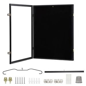 Jersey Frame Card Display Case Lockable Large Sports Jersey Showcase Box For Football Soccer Basketball Baseball Hockey With Uv