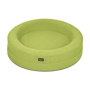 PaWz Orthopedic Dog Bed Donut Calming Bolster Indoor Outdoor Washable Green