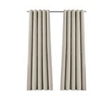 Claremont 120 x 223cm Natural Tahlia Blockout Eyelet Curtain
