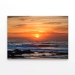 Sunset at the Beach  Print 100% Australian Made 75 x 50cm  (Stretched)