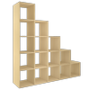 Lugna 1776 x 1776 x 390mm Sand 1-2-3-4-5 Cube Unit
