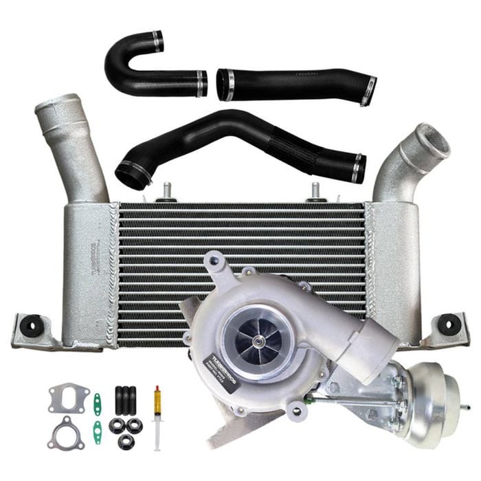 Upgrade Billet Turbo Charger With 64mm Intercooler & Hose For Mitsubishi Pajero 4m41 3.2l Vt12