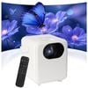 ALLIUMS Projector Ultimate 9500Lumens HD 1080p Supported (White)