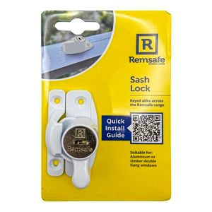 Remsafe White Window Sash Lock