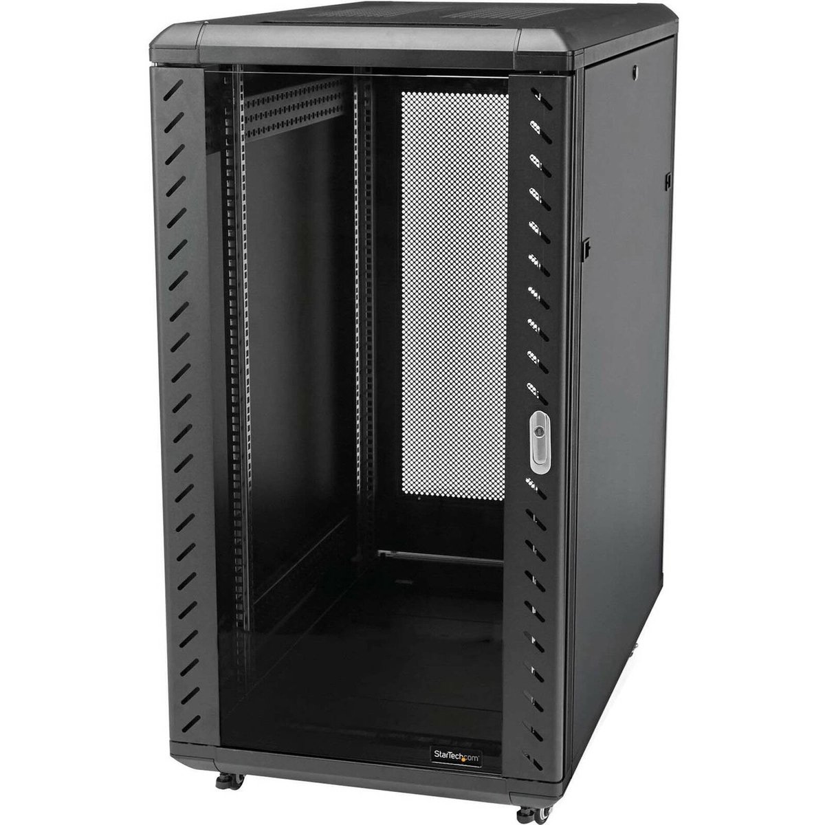 StarTech.com 4-Post 18U Server Rack Cabinet, 19