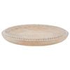 Maine & Crawford Bryony 30cm Mango Wood Round Plate - Cream