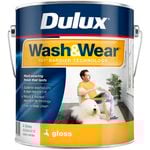 Dulux Wash&Wear Vivid White Gloss Interior Paint - 4L