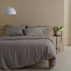 Bedding Co. Organic Bamboo Quilt Cover Set 350TC Simply Taupe Queen