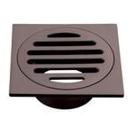 Mondella 80 x 50mm Dark Bronze Square Floor Grate