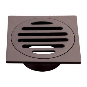 Mondella 80 x 50mm Dark Bronze Square Floor Grate