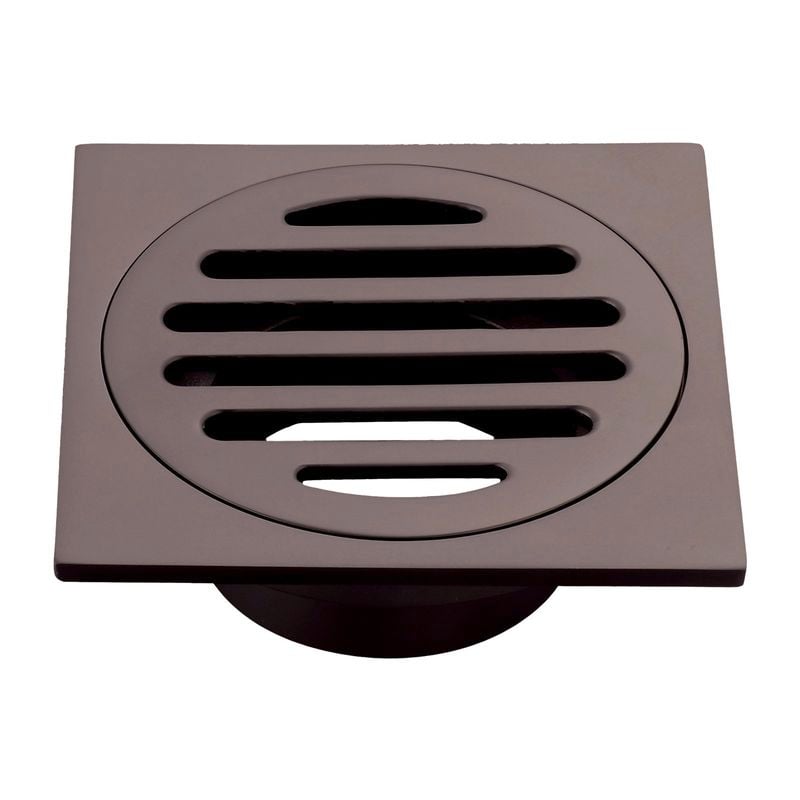 Mondella 80 x 50mm Dark Bronze Square Floor Grate
