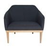 Sk Designer Living | Bojan Occasional Chair | Natural Legs - Dark Grey Fabric