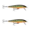 2x Rapala 7cm Original Floating Minnow Hard Body Fishing Lures - Brook Trout