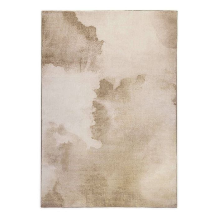 Loopsie-330cm X 240cm-manhasset Beige Watercolour Washable Rug