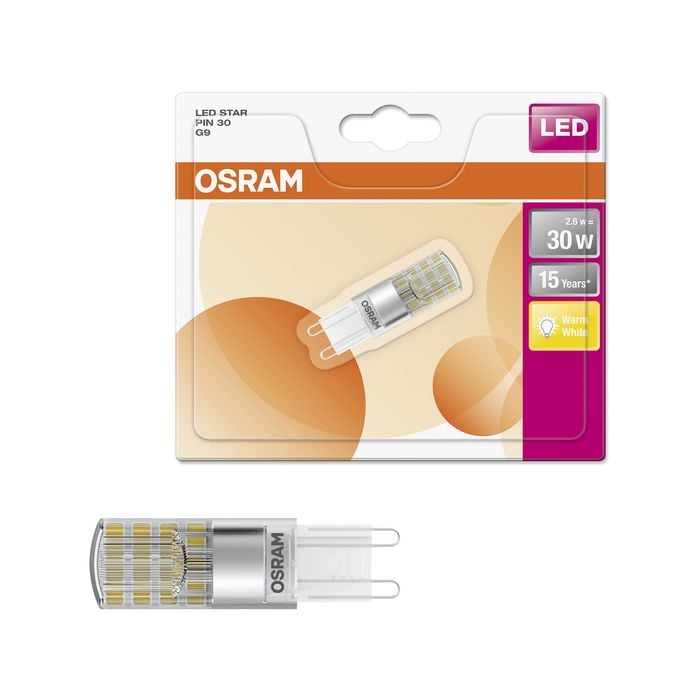OSRAM 2.6W 240V Warm White LED Capsule