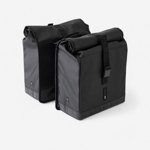 Decathlon | 20 L Bike Double Pannier Bag 500 - Black - One Size