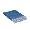 J.Elliot Idris Cotton Throw Santorini Blue Home