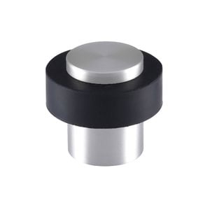 Schlage 40mm Brushed Satin Chrome Round Floor Mounted Door Stop