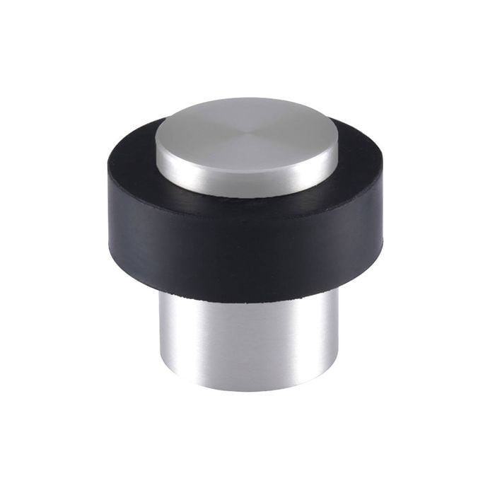 Schlage 40mm Brushed Satin Chrome Round Floor Mounted Door Stop