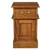 Centrum Furniture Tasmania 1 Door 1 Drawer Bedside Table - Left - Light Pecan