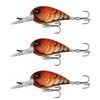 3x 13 Fishing 50mm Gordito Crankbait Fishing Lures - Fire and Ice Craw