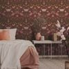 Emiliana Maroon Wallpaper. 53cm x 10.05m