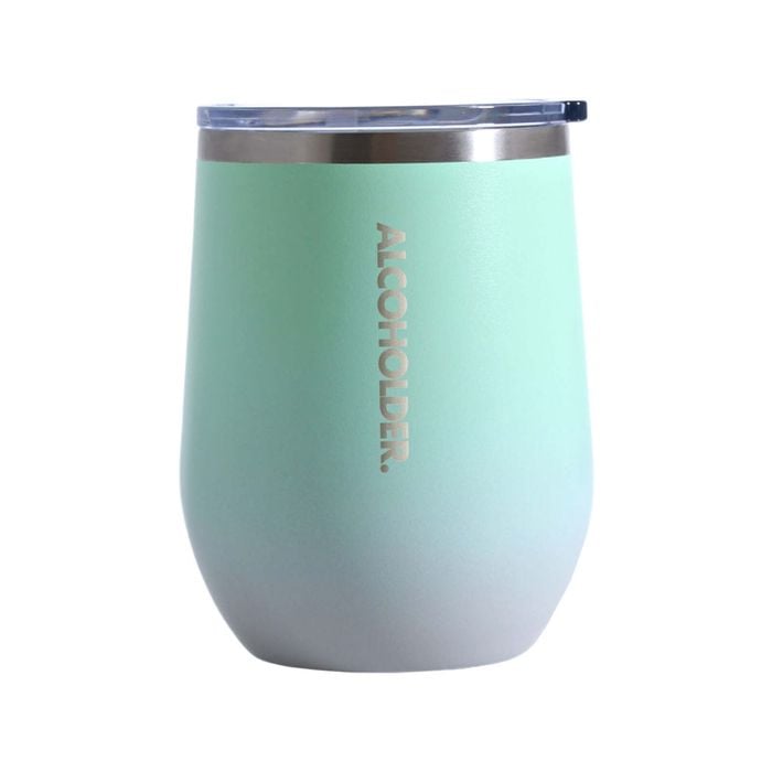 Stemless Vacuum Insulated Wine Tumbler - 355ml (12oz) Beach Glass (Fade)