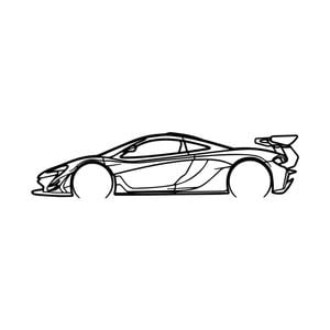 Ignite Laser McLaren 2022 P1 GTA Silhouette Metal Wall Art Rustic Metal 15.7inch/40cm