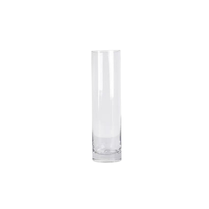Elegant Collections 40cm Clear Cylinder Glass Flower Vase
