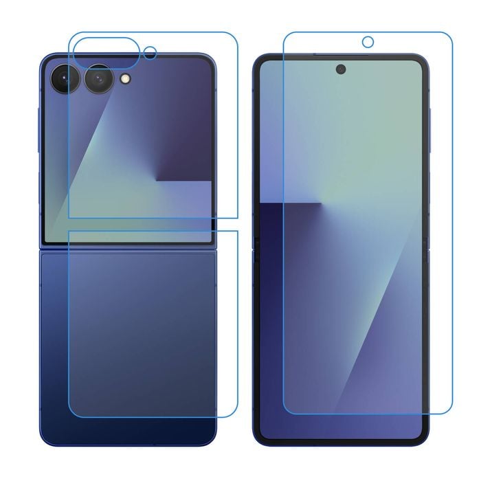 3x in 1 Pack MEZON Samsung Galaxy Z Flip7 Hydrogel Film Clear Screen Protectors