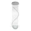 Eli & Co. Lighting Lunarelle Grand Spiral Crystal Chandelier 3CCT Ceiling Light – 60cm