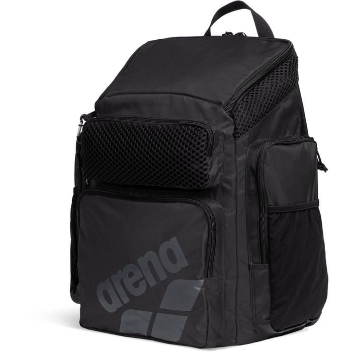 Arena One Go Backpack 45L Sports Swimming Bag Aquabreathe Water-Repellent in Black - Black | Mixed Fibres | Backpack