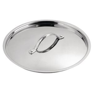 Vogue Stew Pan Lid Tri-wall Stainless Steel & Aluminium 240mm Cookware