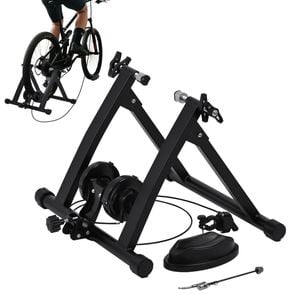 Advwin Bike Trainer Stand for Indoor Riding with 6 Level Resistance for 26-29" & 700C Wheels, Black