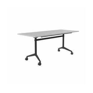 Olg Modulus Flip Table Full Black Frame White Top L1800mm X W750mm